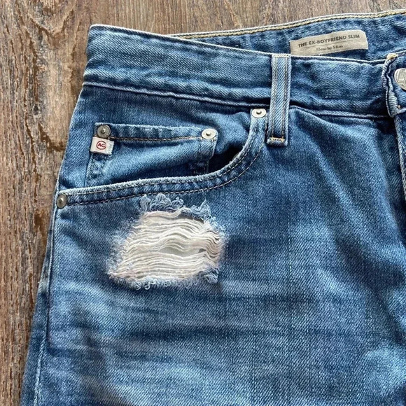 🎉HOST PICK 🎉AG | Ex-Boyfriend Slouchy  Slim 14yrs Destroyed Jeans - Picture 5 of 11